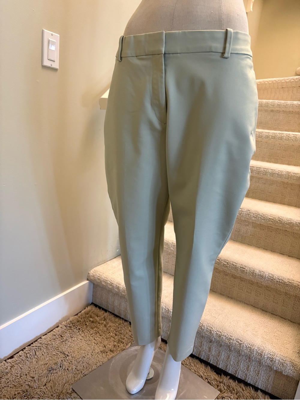 H&M Women’s Summer Dress Pants in Light Sage Sz 18 (Fit small more a 16) NWOTs